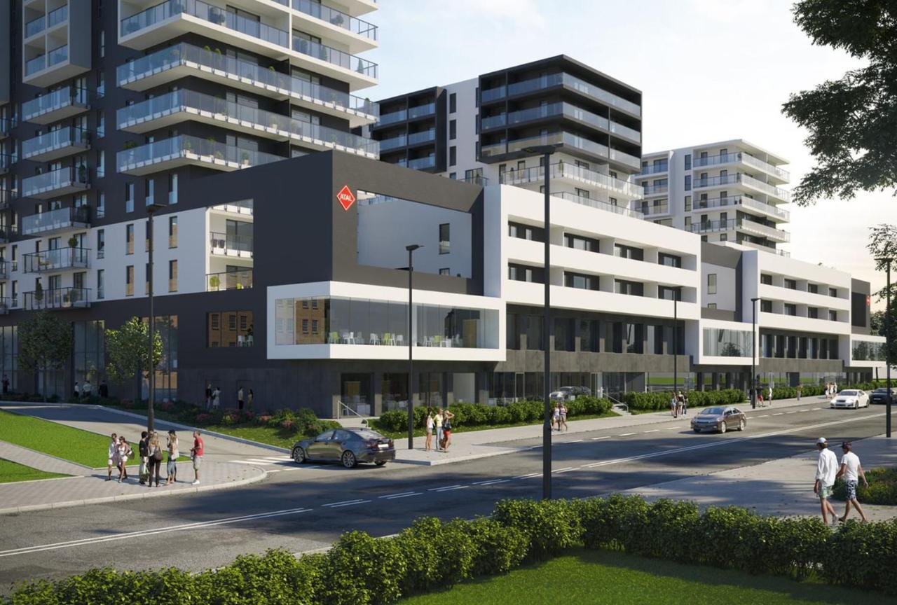 Q Apart Silver -Klimatyzowane Studio Przy Manufakturze Z Garazem Gratis, Fv Lodź Bagian luar foto